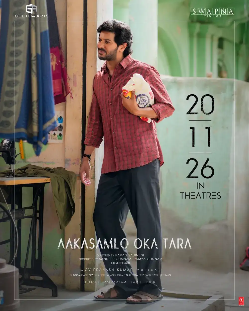 Aakasamlo Oka Tara official poster and release date guide