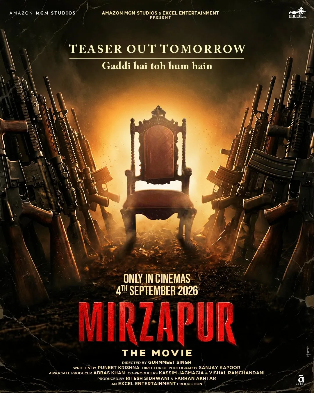 Mirzapur: The Movie poster